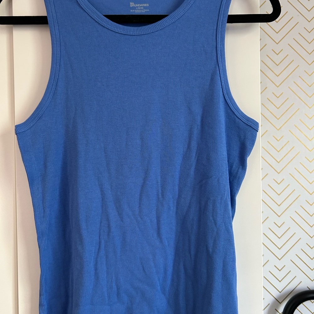 No Boundaries Blue Women's Tank Top
